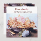 SEIZOENGROENEN 6- EN ROZEN Thanksgiving Kaart (Voorkant / Achterkant)