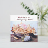 SEIZOENGROENEN 6- EN ROZEN Thanksgiving Kaart (Staand voorkant)