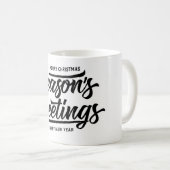 Seizoengroet Koffiemok (Voorkant rechts)