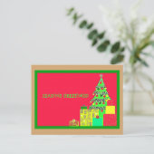 Seizoengroeten Briefkaart (Staand voorkant)