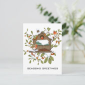 Seizoengroeten Feestdagenkaart (Staand voorkant)