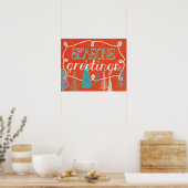 Seizoengroeten Poster (Keuken)