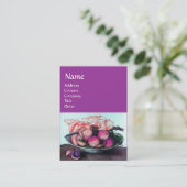 SEIZOENPlaten, snoepperziken en Paarse bladeren Visitekaartje (Staand voorkant)