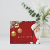 Seizoensbegroetings Briefkaart (Staand voorkant)