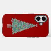 Seizoensboom versierd voor Kerstmis Case-Mate iPhone Case (Achterkant (horizontaal))