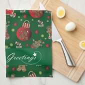 Seizoensbroden kerstontbijt Mannen Theedoek (Quarter Fold)