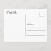 Seizoensfeest van de kerstavond van de Magical Dee Briefkaart (Achterkant)