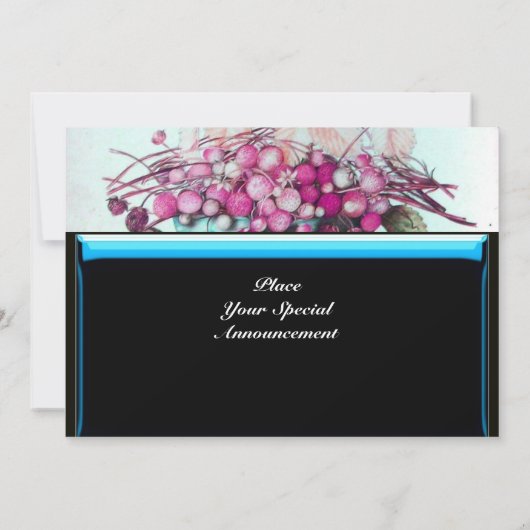 SEIZOENSFRUITEN 3,roze blauw zwart Aankondiging (Achterkant)