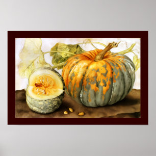 SEIZOENSFRUITEN / POMPOENEN POSTER