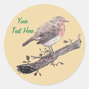 seizoensgebonden afbeelding voor de valsemunterij ronde sticker