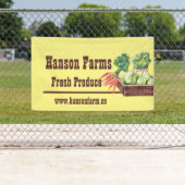 Seizoensgebonden Boerderij langs de weg Spandoek (Insitu)