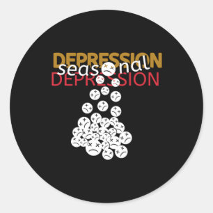 Seizoensgebonden depressie Sticker