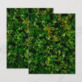 Seizoensgebonden elegantie kaart (Voorkant / Achterkant)