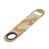 Seizoensgebonden Herfst bladpatroon Speed Flessenopener (Achterkant Gekanteld)
