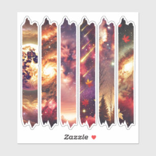 Seizoensgebonden Kosmische Herfst Washi Tape Plann Sticker