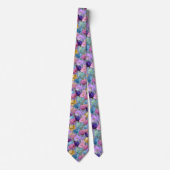 Seizoensgebonden Lente Tulp Bloemige Halsband Tie Stropdas (Voorkant)