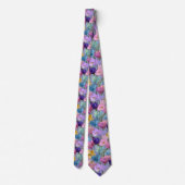Seizoensgebonden Lente Tulp Bloemige Halsband Tie Stropdas (Achterkant)