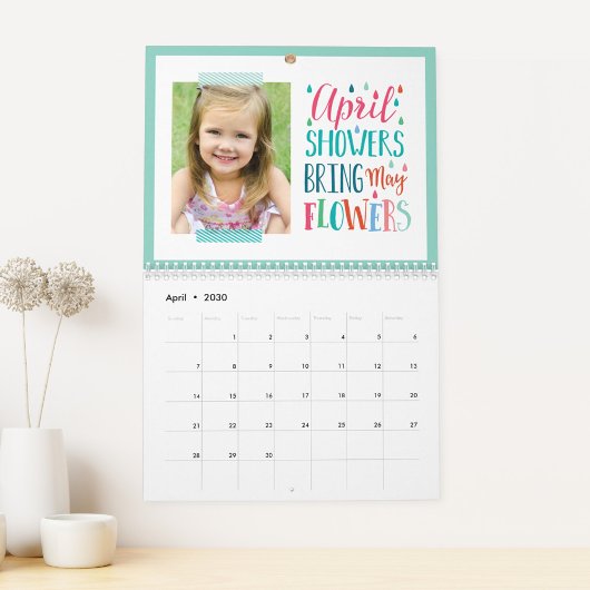 Seizoensgebonden offertes Moderne fotokalender Kalender