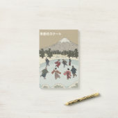 Seizoensgebonden schaatsen post-it® notes (Op bureau)