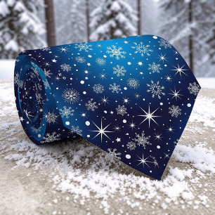 Seizoensgebonden Winter Sneeuwvlokken Necksjaal Ti Stropdas