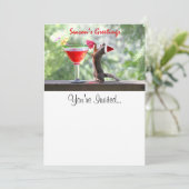 Seizoensgraafeekhoorn Kaart (Staand voorkant)