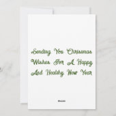 Seizoensgroet Kaart (Achterkant)