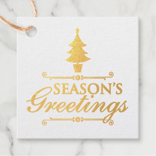 Seizoensgroeten Bedankjes Labels (Voorkant)