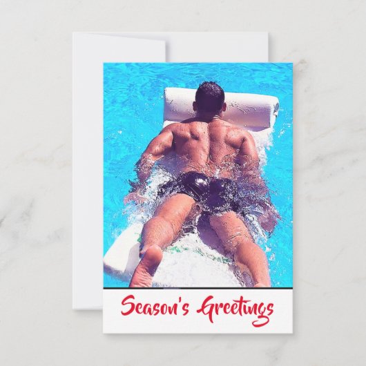 Seizoensgroeten Bedankkaart (Voorkant)