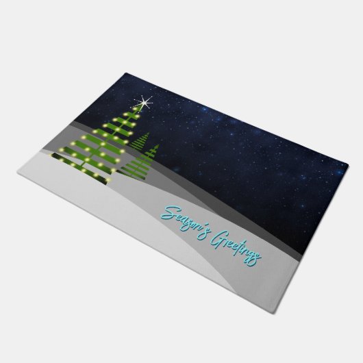 Seizoensgroeten Deurmat (Schuin)