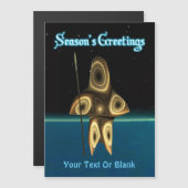 Seizoensgroeten - Fractal Inuit Hunter (Voorkant / Achterkant)