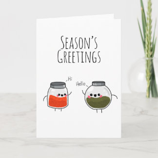 Seizoensgroeten Grappige Kerstkaart Feestdagen Kaart