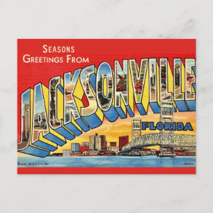 Seizoensgroeten Jacksonville  Briefkaart