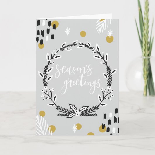 Seizoensgroeten Kaart (Voorkant)