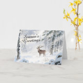 Seizoensgroeten Kaart (Gele Bloem)