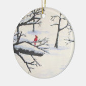 Seizoensgroeten Keramisch Ornament (Links)