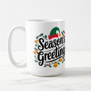 Seizoensgroeten Kerstmis Koffiemok