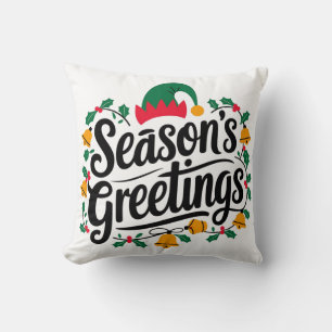 Seizoensgroeten Kerstmis Kussen
