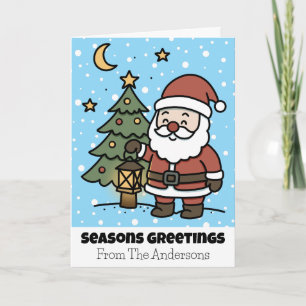 Seizoensgroeten met Sinterklaas Feestdagen Kaart
