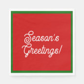 Seizoensgroeten Napkins Servet (Voorkant)