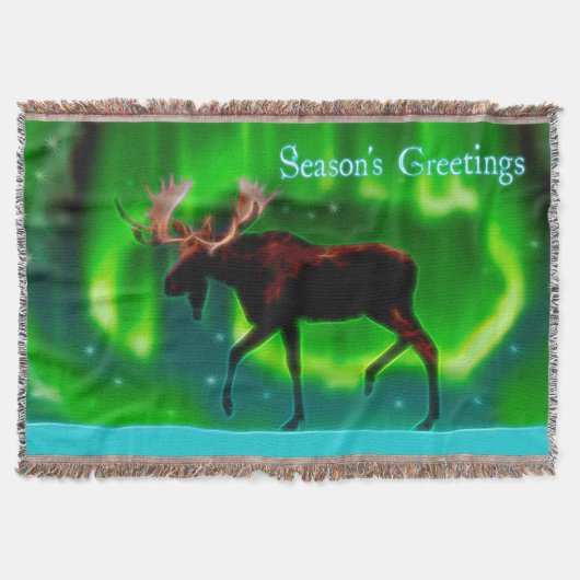 Seizoensgroeten - Noord-Moose Deken (Voorkant)