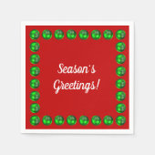 Seizoensgroeten Servet (Voorkant)