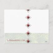 Seizoensgroeten Sjabloon kerstmis (Achterkant)