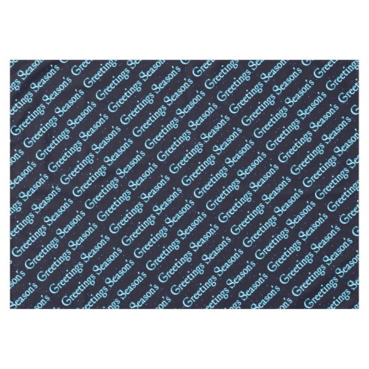 Seizoensgroeten Tafelkleed (Voorkant (Horizontaal))