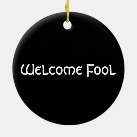 Seizoensgroeten uit Summerisle Keramisch Ornament (Achterkant)