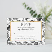 Seizoenshells Beach Wedding Response RSVP (Staand voorkant)