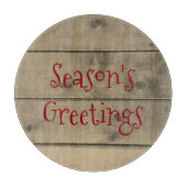 Seizoensklapbord met kerstreces snijplank (Voorkant)