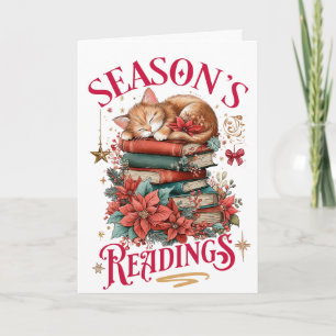 Seizoenslectuur Knus Kitten  Feestdagen Kaart