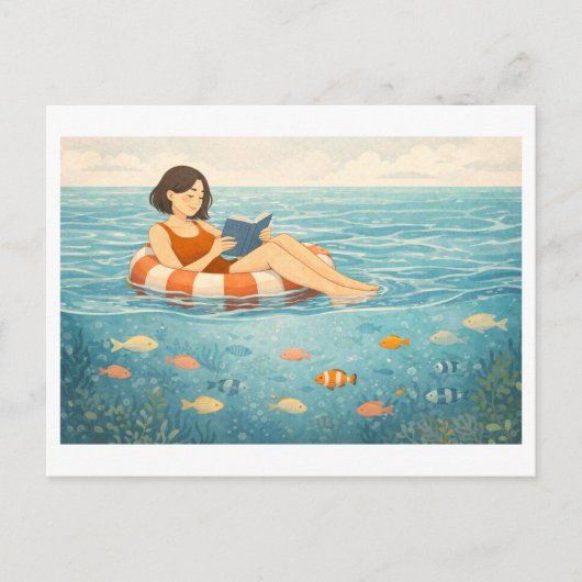 Seizoenslezen: Zomer Briefkaart (Voorkant)