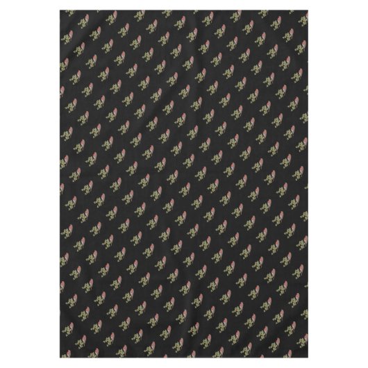 seizoensontwerp met ivoren blad en kerstrobin tafelkleed (Voorkant)