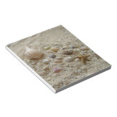 Seizoenspalen in de zand notitieblok (Schuin)